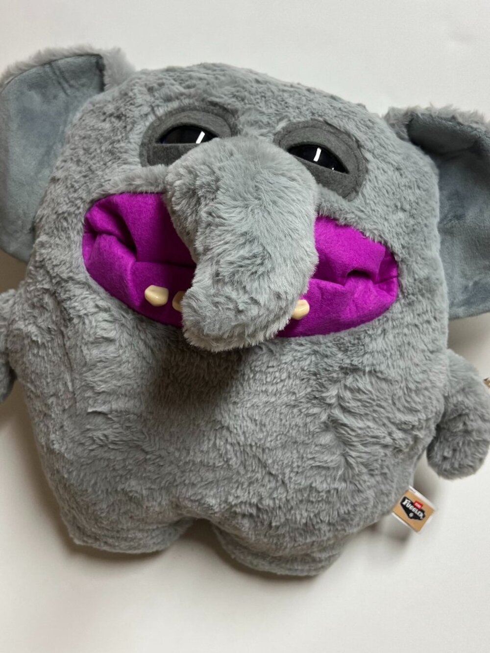 Fuggler Chunky Fuggs 18” Elephant Monster Squishy Plush Funny Tooth Ugly Cute